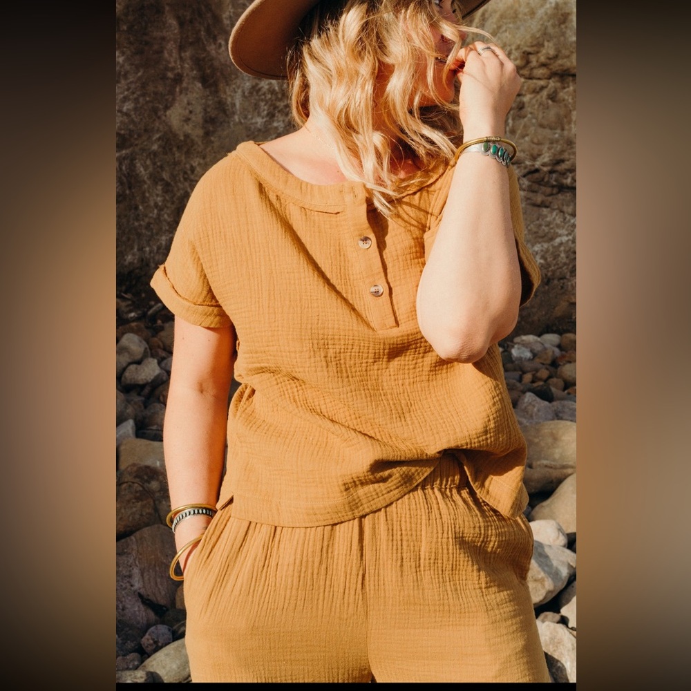 CJLA Brown Beach Top